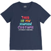 This Is My Human Costume I'm Really a Unicorn V-Neck Tee