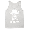 outlaw cow boy motor bike Tank Top