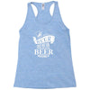 beer does not ask Racerback Tank