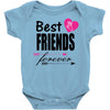 best friends forever Baby Bodysuit