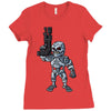 time traveling cyborg Ladies Fitted T-Shirt