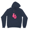 boxing gloves breast cancer Unisex Hoodie