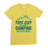 Camper Couple Man Ladies Fitted T-Shirt