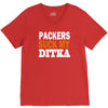 chicago bears tee packers can suck my ditka V-Neck Tee