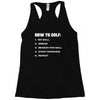 how to golf best trending Racerback Tank