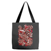 rood en wit Tote Bags