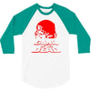 dawn of the dead retro 70s horror zombie film 3/4 Sleeve Shirt
