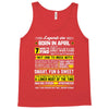 Legends Are Born In April Tank Top