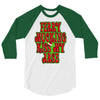 funny ferry mucking christmas, ideal gift or christmas present. 3/4 Sleeve Shirt