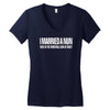 men's funny graphic Women's V-Neck T-Shirt
