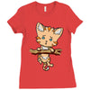 keep holding on Ladies Fitted T-Shirt