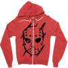 jason voorhees mask 2 Zipper Hoodie