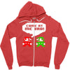 come at me bro Zipper Hoodie