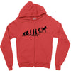 bike evolotions Zipper Hoodie