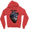galaxy heart Zipper Hoodie