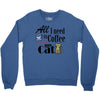 coffee cat Crewneck Sweatshirt