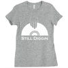 diggin in the crates Ladies Fitted T-Shirt