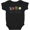 hello avengers Baby Bodysuit
