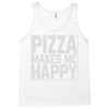 pizza makes me happy Tank Top