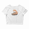 muscle car Crop Top