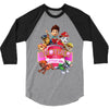 paw patrol birthday girl brother 3/4 Sleeve Shirt