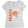 wear peach for  my [you can write any name] Women's Triblend Scoop T-shirt