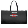 i may be wrong Weekender Totes