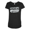 legends are born in august Maternity Scoop Neck T-shirt