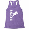 skate  fun skateboard Racerback Tank
