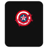 deadpool was here (captain america) Mousepad