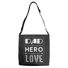 dad a son's first hero a daughters first love 2 Adjustable Strap Totes