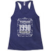 vintage made in 1990 perfectly aged a living legend Racerback Tank