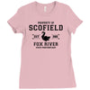 Property of Scofield, Fox River, State Penitentiary Ladies Fitted T-Shirt