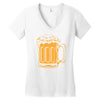 iowa city beer Women's V-Neck T-Shirt