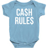 ca$h rule$ Baby Onesie