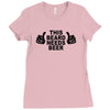 beard t shirt funny t shirt beer tshirt cool shirt mens tshirt austin Ladies Fitted T-Shirt