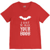 i vant to suck your boob V-Neck Tee