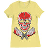 skull meat Ladies Fitted T-Shirt