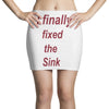 i finally fixed the sink Mini Skirts