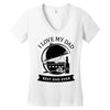 i love my dad Women's V-Neck T-Shirt