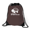 always late worth wait funny turtle Drawstring Bags