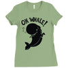 oh whale! Ladies Fitted T-Shirt