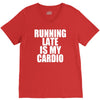 running late is my cardio V-Neck Tee