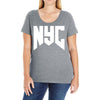 nyc new york city Ladies Curvy T-Shirt