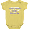 I Love Someone with Hodgkin's Cancer to The Moon and Back to Infinity Baby Bodysuit