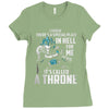 i know there a special place in hell for me Ladies Fitted T-Shirt
