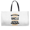 Super Cool Uncle Of A Freaking Awesome Nephew Weekender Totes