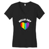Hella Gay Women's V-Neck T-Shirt