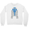 r2d2 typography Crewneck Sweatshirt