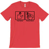 push button receive bacon t shirt funny awesome nerdy geeky humor tee T-Shirt